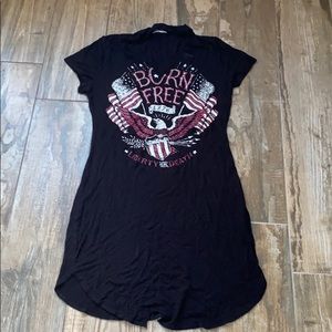 Born free black body con dress